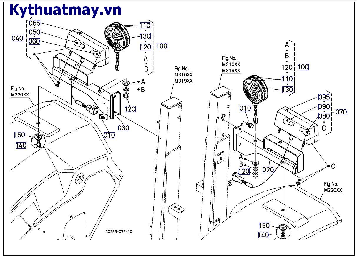 Đén báo nguy hiểm - đèn hậu ( cũ) 50001 đến 89999